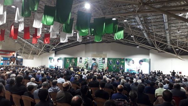مراسم بزرگداشت شهید جمهور سید ابراهیم رئیسی و هیات همراه در سالن گلستان شهدای اصفهان