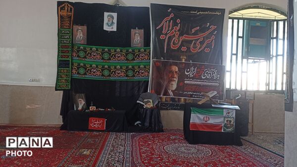 منطقه بیرانوند غرق در سوگ؛ مراسم باشکوه وداع با رهبر شهید