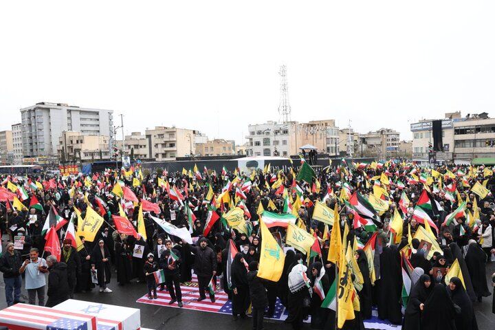 راهپیمایی روز قدس؛ تهران یک‌صدا علیه آمریکا و اسرائیل پس از ۴۷ سال