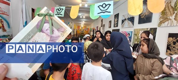 جشن عید غدیر وتقدیر از دانش آموزان توسط کانون فرهنگی هنری شهید مطهری شهر آشخانه