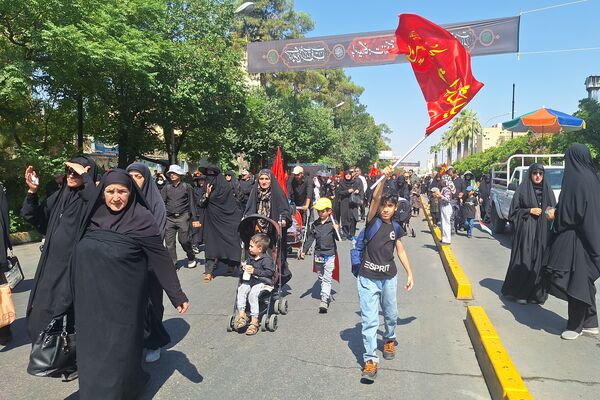 مراسم راهپیمایی جاماندگان اربعین حسینی در شیراز