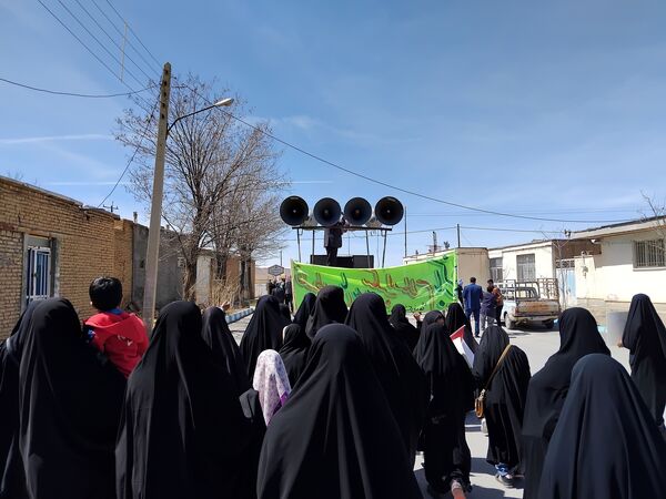 شهر وردنجان یک‌صدا به حمایت از فلسطین برخاست