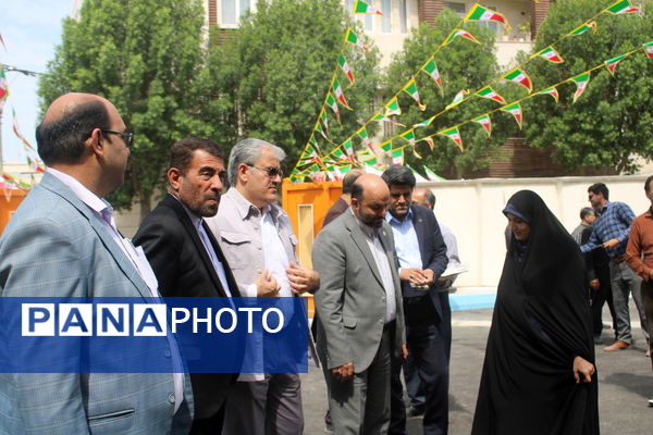 آیین افتتاح و بهره برداری از هنرستان 12 کلاسه انقلاب اسلامی بوشهر