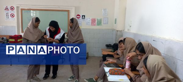 برگزاری کلاس‌های آموزشی هلال‌احمر 