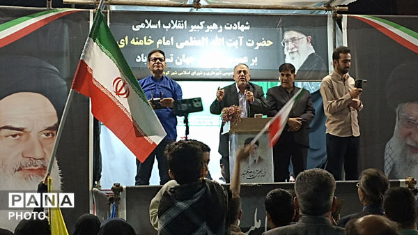 ایستادگی وحضور پرشور مردم شهرستان کوهدشت  درتجمعات شبانه