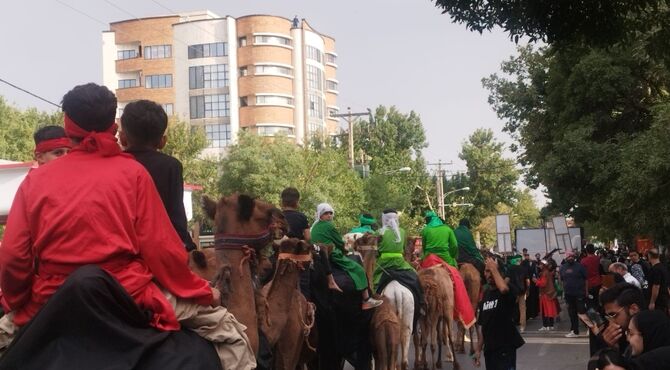 به عشق حسین می‌رویم