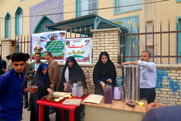 اجتماع همایش «شکوه اقتدار» بسیجیان در لنده
