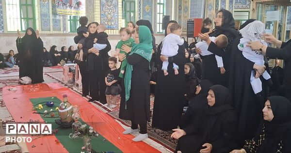 آیین شیرخوارگان حسینی در امام‌زاده احمد و محمود نظرآباد 
