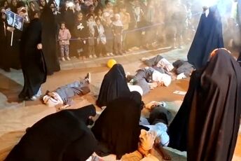 نمایشی به یاد دانش آموز مفقودالاثر شهید ماکان نصیری در شهر آوه