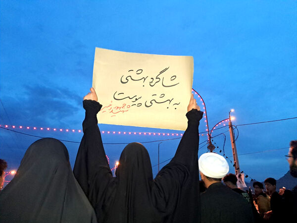اندوه و حزن دانش‌آموزان از شهادت خادمان ملت