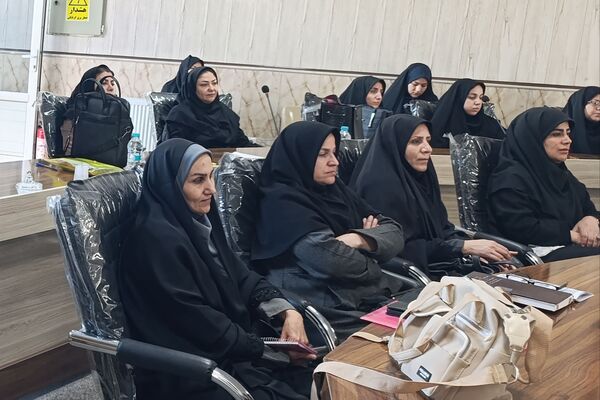 جلسه مراقبین سلامت مدارس در نیشابور 