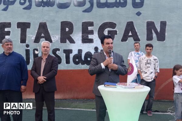 جشن اهدای مدال به نونهالان در باشگاه ورزشی ستارگان