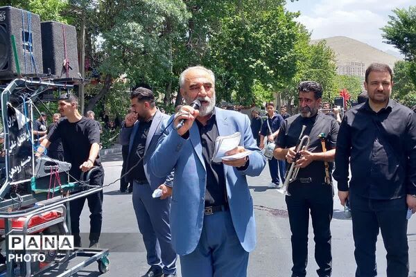 طنین صدای «یا حسین» در آسمان شهر