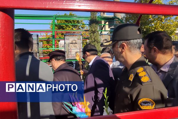 سومین سالگرد شهید علی‌اکبر رنجبر در گلزار شهدای شیراز