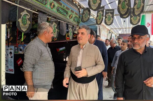 بازدید فرماندار مریوان از مواکب مستقر در پایانه مرزی باشماق