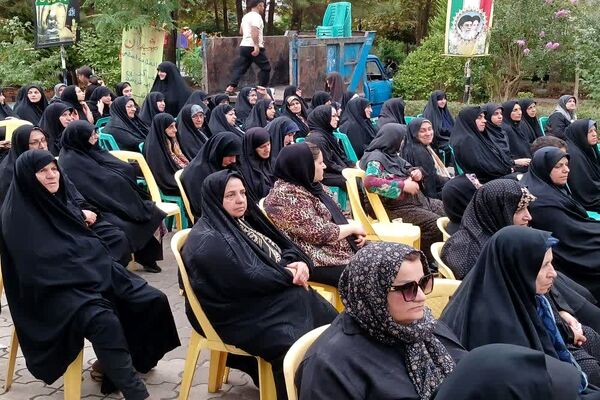 اربعین شهدای اقتدار در مزار شهدای گمنام املش