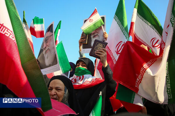 راهپیمایی محکومیت اقدامات تروریستی آمریکا و رژیم صهیونیستی علیه ملت ایران