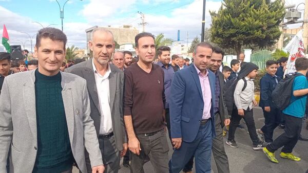 راهپیمایی روز 13 آبان در طارم