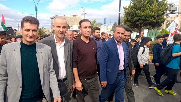 راهپیمایی روز 13 آبان در طارم