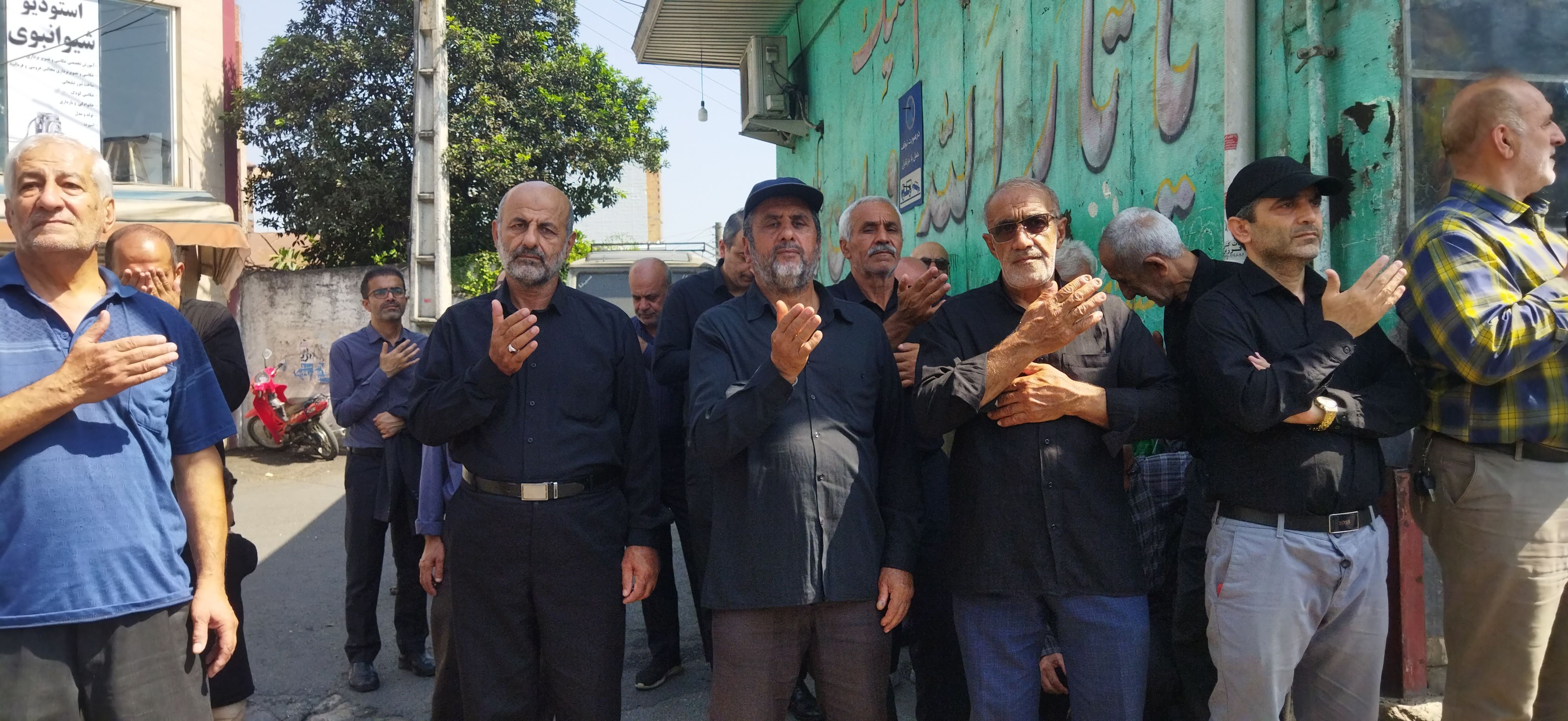 راهپیمایی عزاداران قائمشهری در سالروز رحلت رسول اکرم (ص) و امام حسن مجتبی (ع)