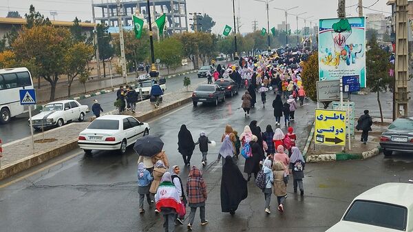  راهپیمایی13 آبان در شهرستان اشتهارد