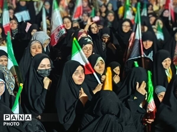  هفتاد و چهارمین شب عاشورایی مردم غیور نیشابور در بلوار فضل