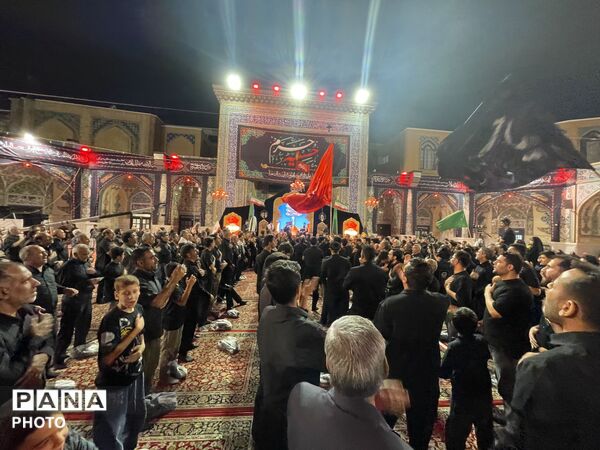 عزاداری سومین شب محرم در حریم سلطان آهو علی بن موسی الرضا(ع)