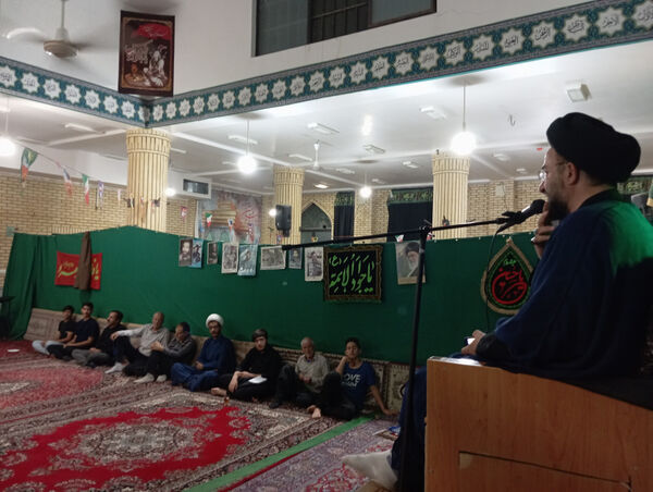 مراسم عزاداری شهادت امام محمد باقر(ع) در شهر جعفریه قم 