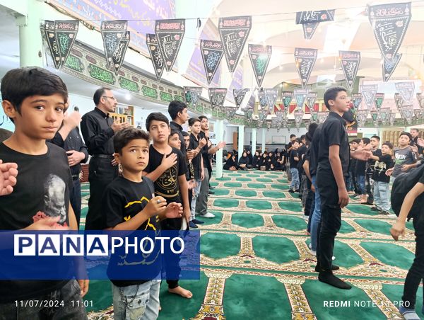 سوگواره احلی من العسل نوجوانان عاشورایی شهر آشخانه 