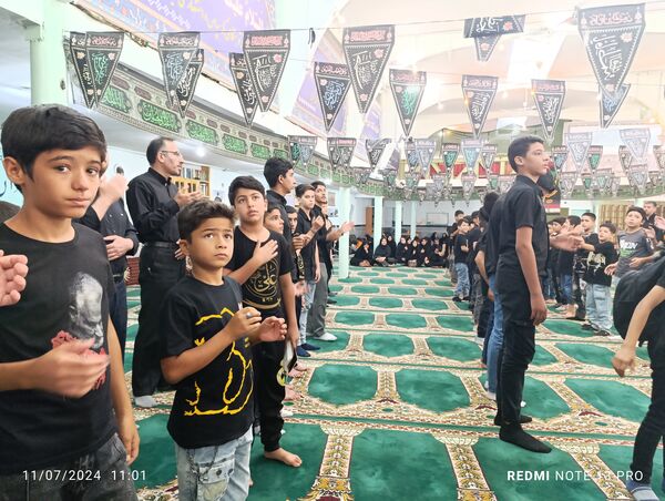 سوگواره احلی من العسل نوجوانان عاشورایی شهر آشخانه 