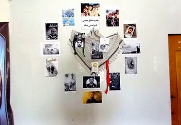 گرامیداشت هفته دفاع مقدس در مدرسه محدثه منطقه ده‌محسن
