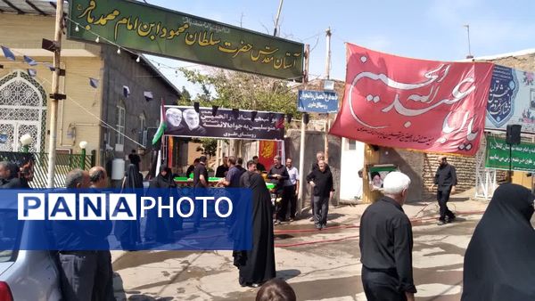 کاروان حسینی کربلای ایران در روستای علوی کاشان