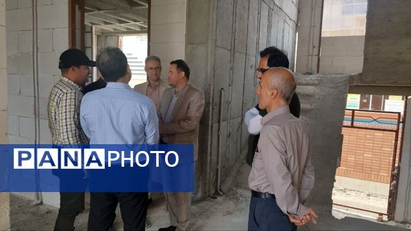بازدید مدیر آموزش و پرورش اسلامشهر از پروژه های در حال ساخت آموزش و پرورش