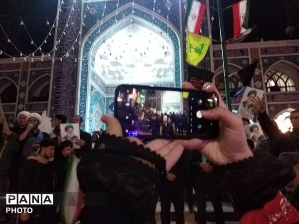 اتحاد و یکپارچگی مردم شهرستان نیشابور در اجتماعات شبانه
