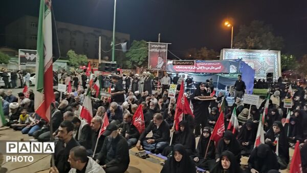 حضور مردم تویسرکان در اجتماعات شبانه 