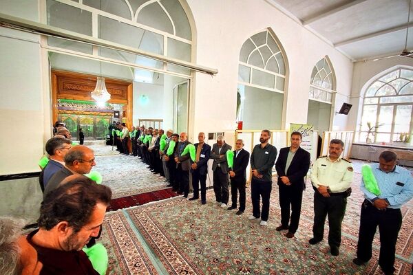 غبارروبی مزار مطهر امامزاده سید مرتضی