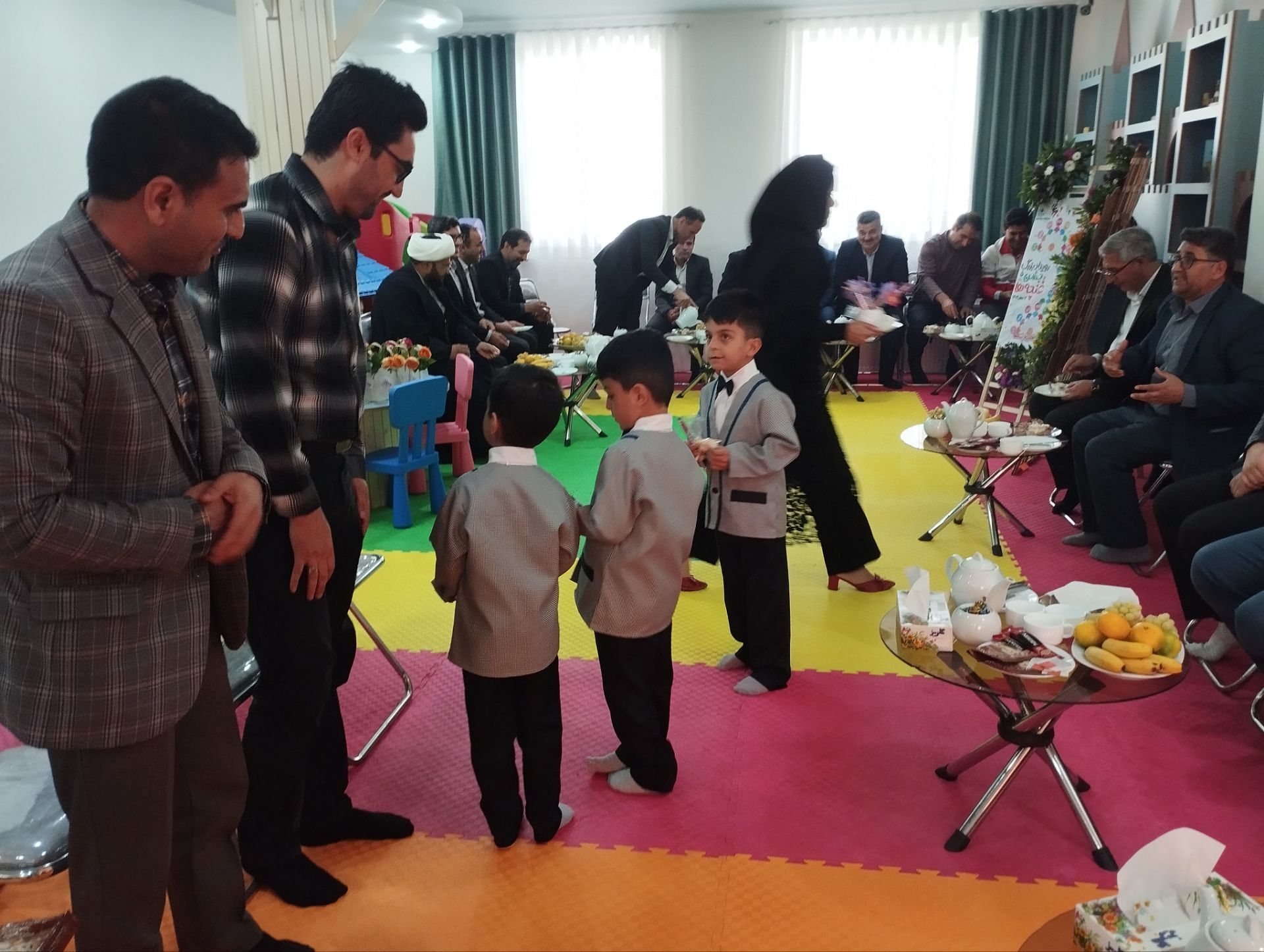 طنین زنگ غنچه ها در مهد کودک قصر فرشته‌های شهرستان شیروان