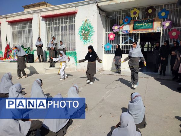 جشن پویایی و تندرستی در فدافن؛ المپیاد ورزشی مدرسه شهید نجفی به راه افتاد