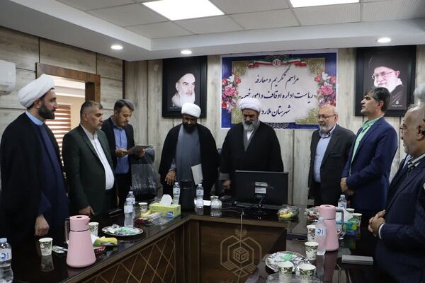 برگزاری مراسم تکریم و معارفه رییس جدید اداره اوقاف و امور خیریه شهرستان ملارد