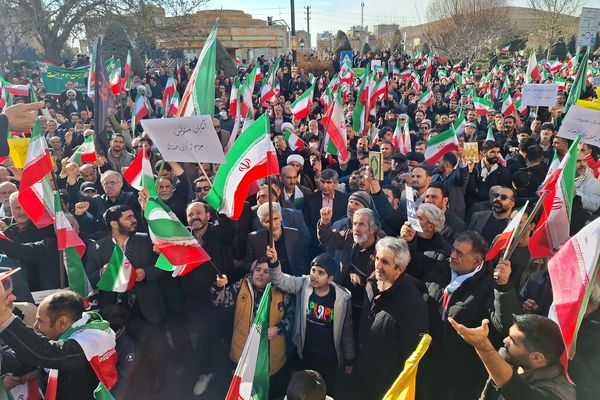 راهپیمایی و همبستگی مردم شهرستان پردیس در محکومیت اقدامات تروریستی