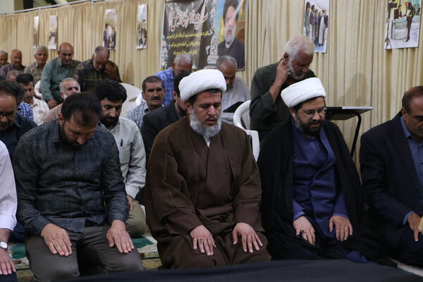 مراسم بزرگداشت شهدای خدمت در مسجد جامع شهرستان آباده 