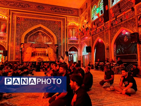 عزاداری شب یازدهم ماه محرم در تکیه ابوالفضلی 