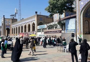 برپایی موکب امام رضا(ع)در مسجد جامع کرمانشاه 