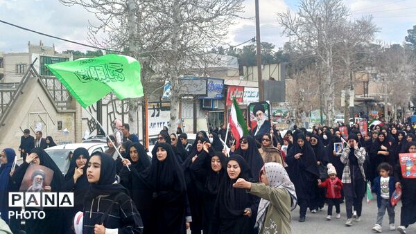 راهپیمایی پرشور کوهدشت در روز جهانی قدس 