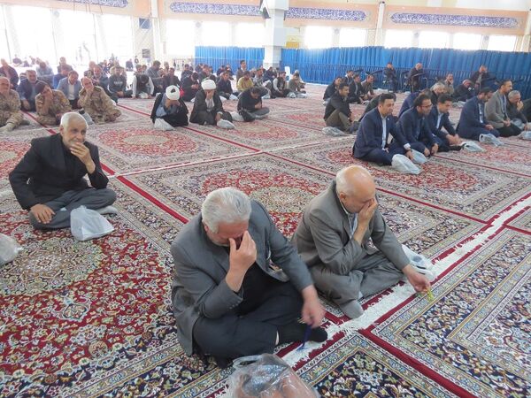 مراسم عزاداری شهیدان خدمت در مصلای امام خمینی(ره)  شهرستان بجنورد