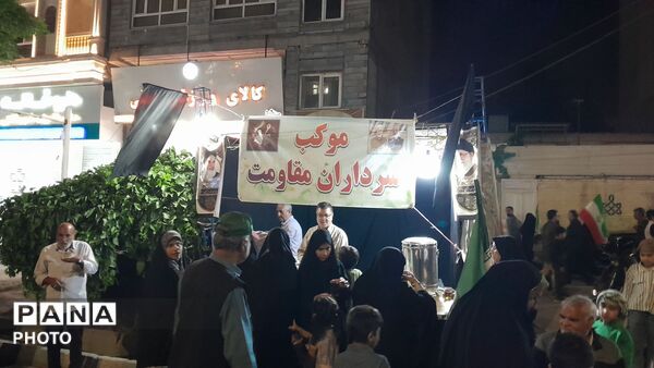  موکب سرداران مقاومت میزبان سنگربان نیشابوری برای هشتادمین شب 