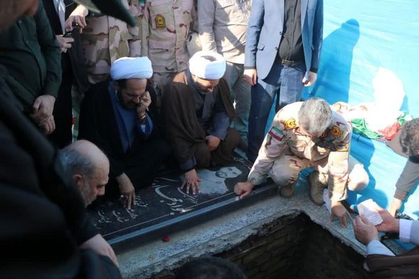 برگزاری مراسم تشییع پیکر پاک مطهر شهید مرزبانی سرهنگ دوم هادی سدیدی