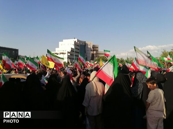 رژه حماسی جان فدایان ایران در یزد