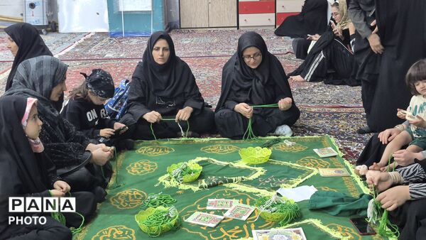 مراسم شب پایانی ماه صفر در بیت‌الزهرا(س) تپه نورالشهدا فارسان