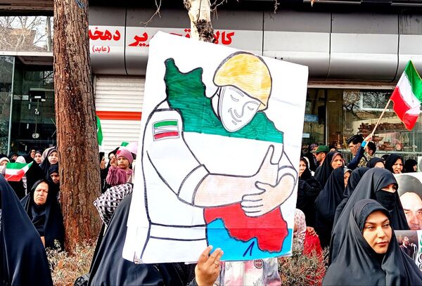 راهپیمایی یوم الله۲۲بهمن در شهرستان نیشابور 